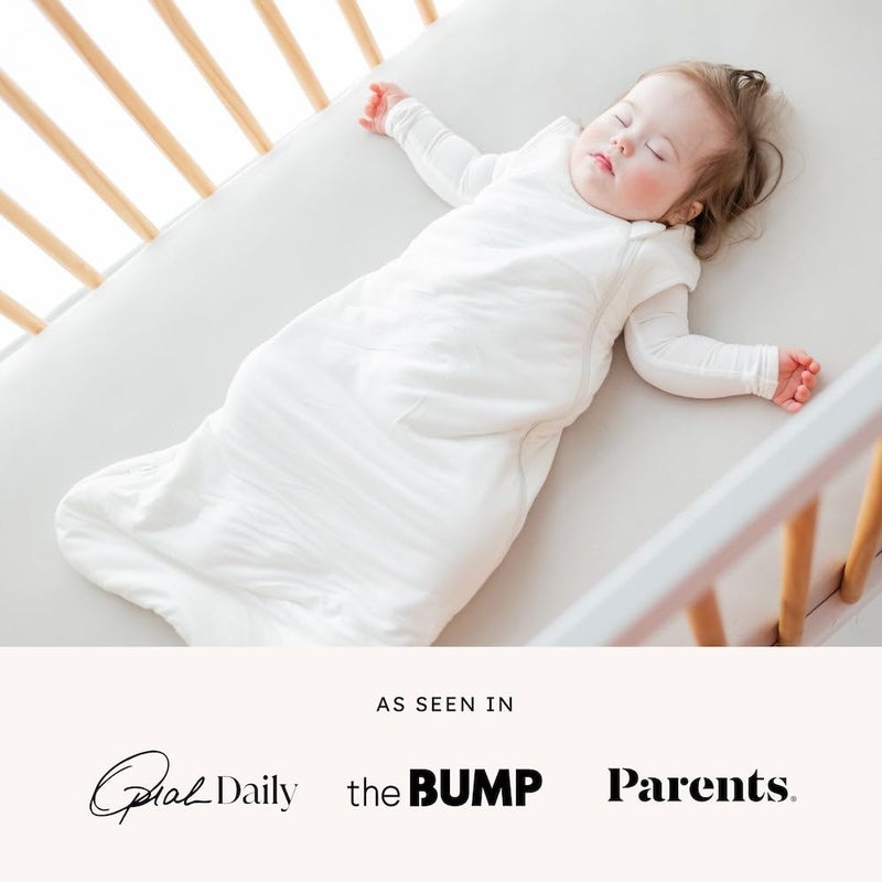 KYTE BABY Unisex Sleep Bag for Babies and Toddlers, 0.5 Tog, 97% Rayon made from Bamboo, 3% Spandex (Medium, Cloud) - Image 4